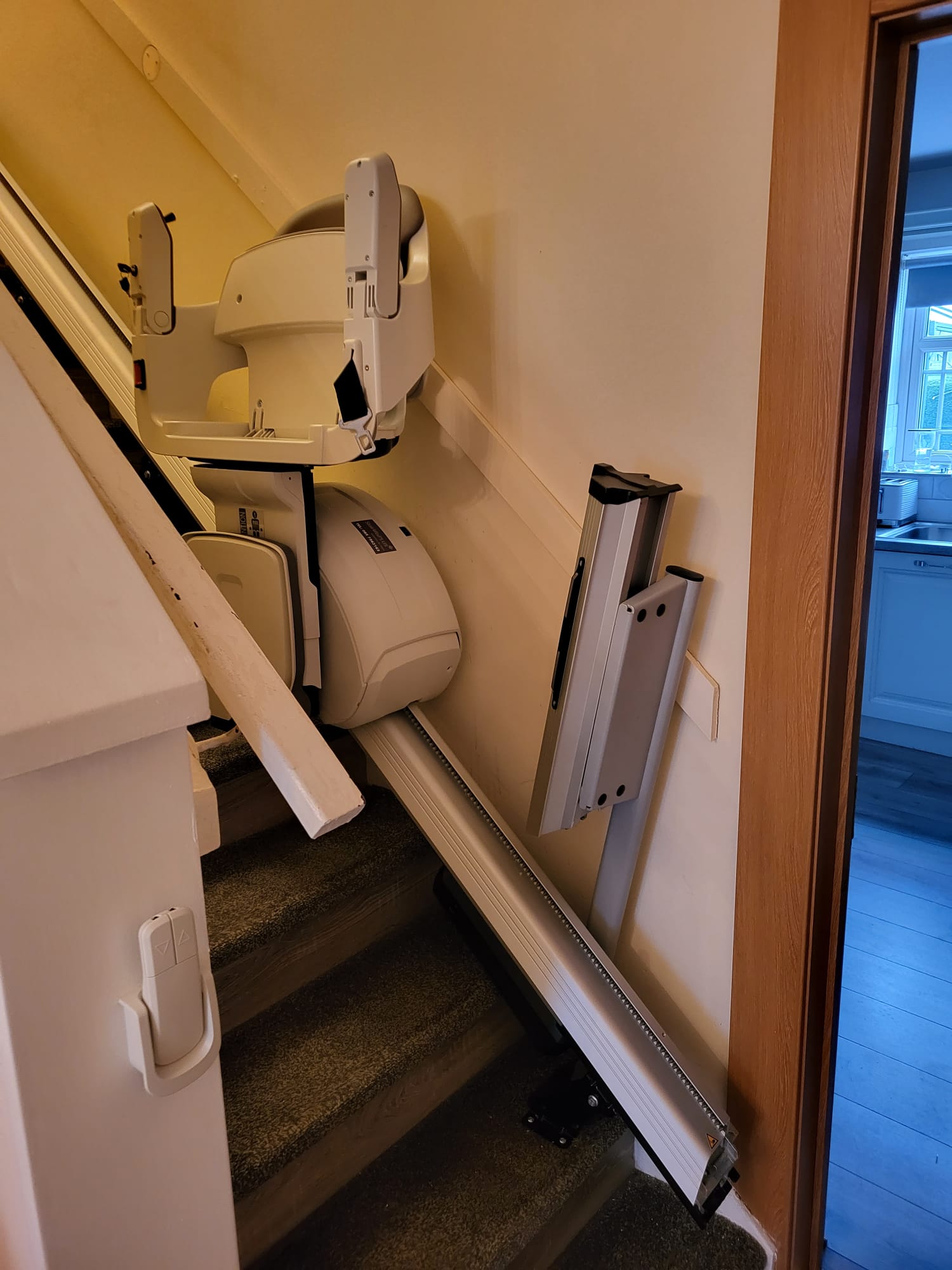 Mobility Stairlifts With Powered Hinge