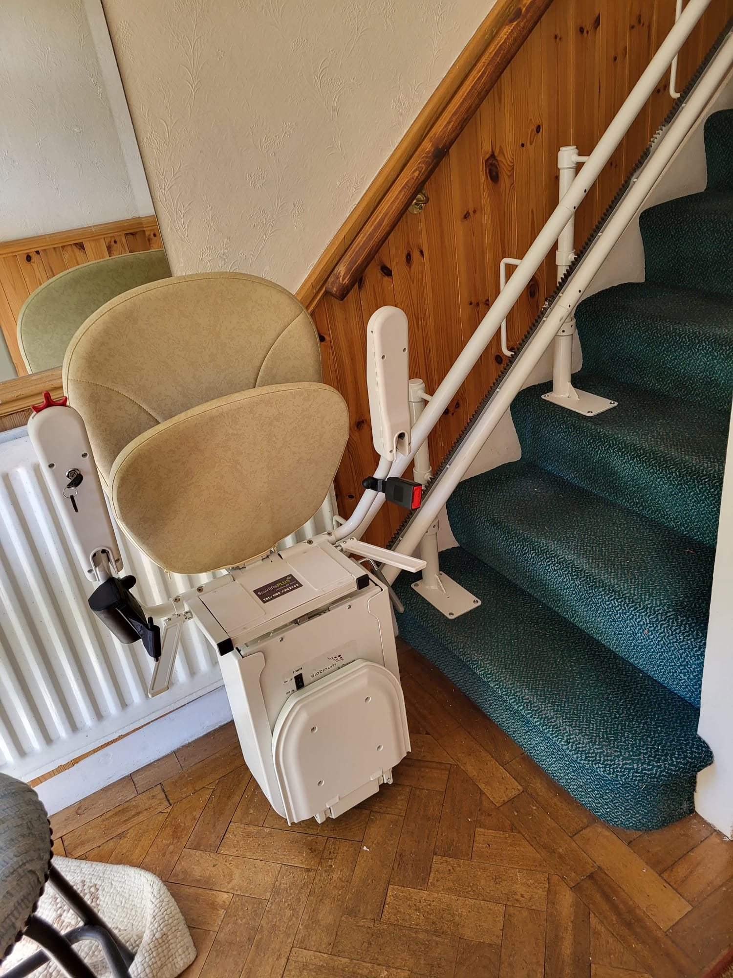 Parked Curved Chair Lift