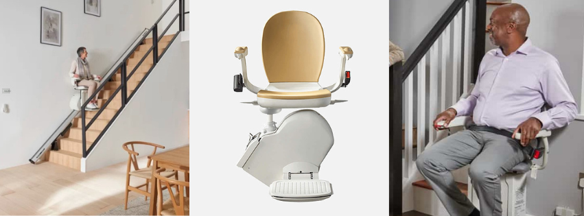 Access BBD stairlift, Acorn Stairlift-Platinum Curve Stairlift