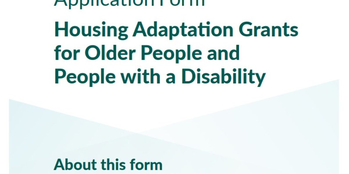 Local County Councils Housing Adaptation Grants For Older People