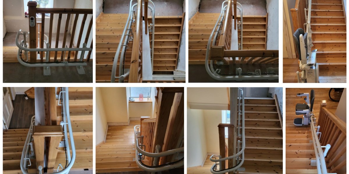 curved stairlifts installation